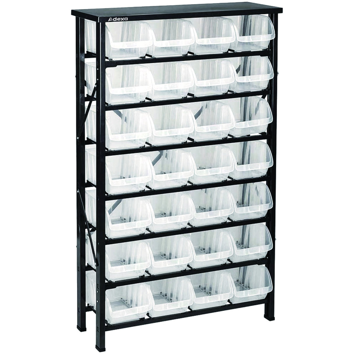 Commercial Heavy Duty Shelving Unit 7 Shelves 28 Bins 820x280x1500mm | Mw28 Hd