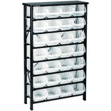 Commercial Heavy Duty Shelving Unit 7 Shelves 28 Bins 820x280x1500mm | Mw28 Hd
