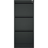 Professional Filing Cabinet 3 Drawer 460x620x1025mm Black |  Mxdc2 Black
