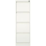 Professional Filing Cabinet 4 Drawer 460x620x1330mm White |  Mxdc3 White