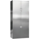 Commercial Stainless Steel Cabinet 4 Doors 900x400x1800mm |  Myslc05