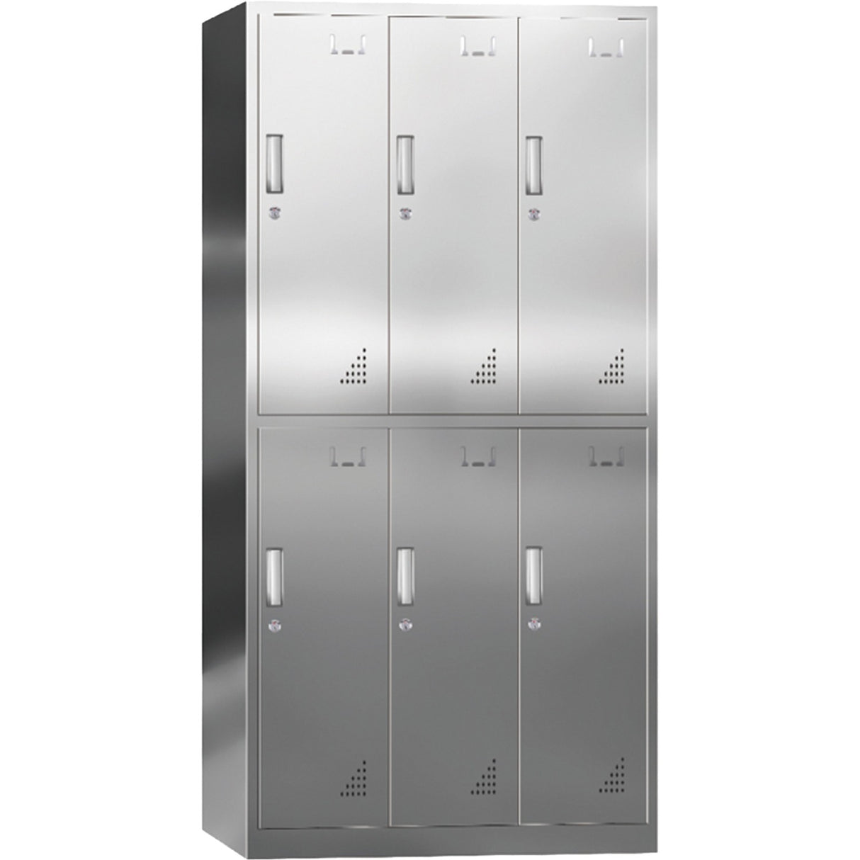 Commercial Stainless Steel 6 Door Locker 900x400x1800mm | Myslc06