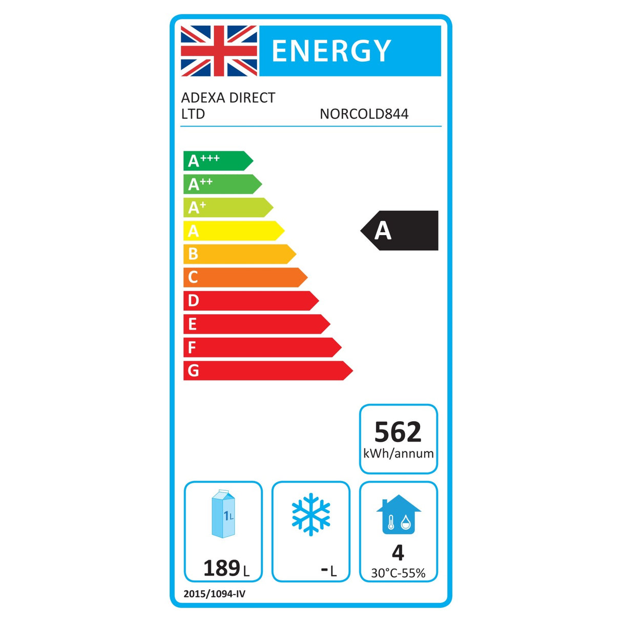 307 Ltr 2 Door Stainless Steel Refrigerated Prep Counter With Upstand | Norcold844