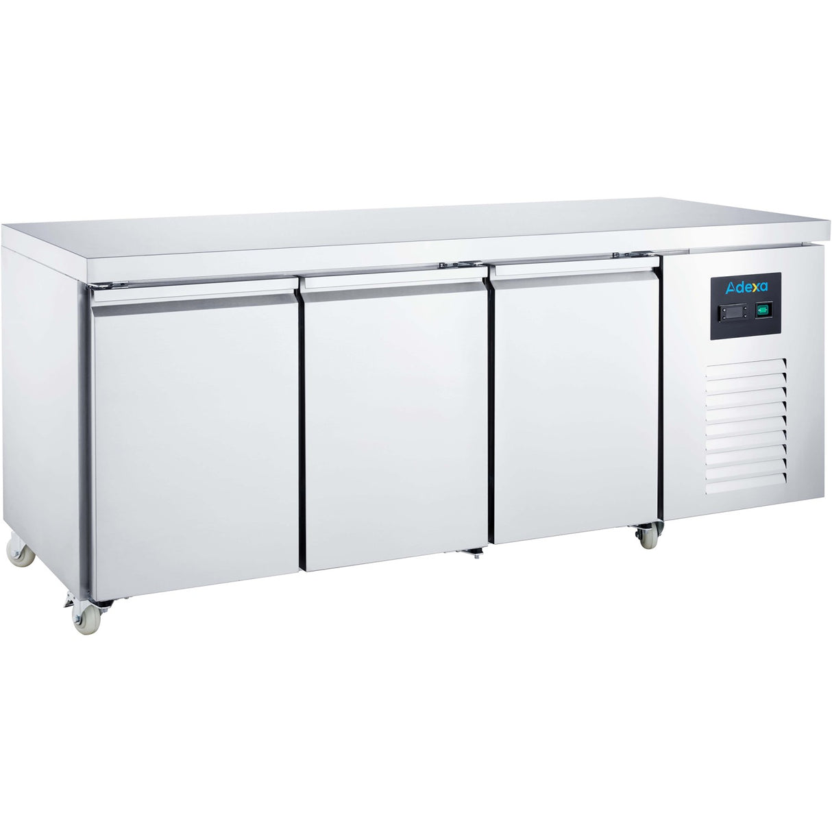 457 Ltr 3 Door Stainless Steel Refrigerated Prep Counter | Norcold856
