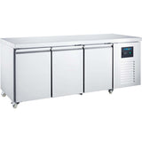 457 Ltr 3 Door Stainless Steel Refrigerated Prep Counter | Norcold856