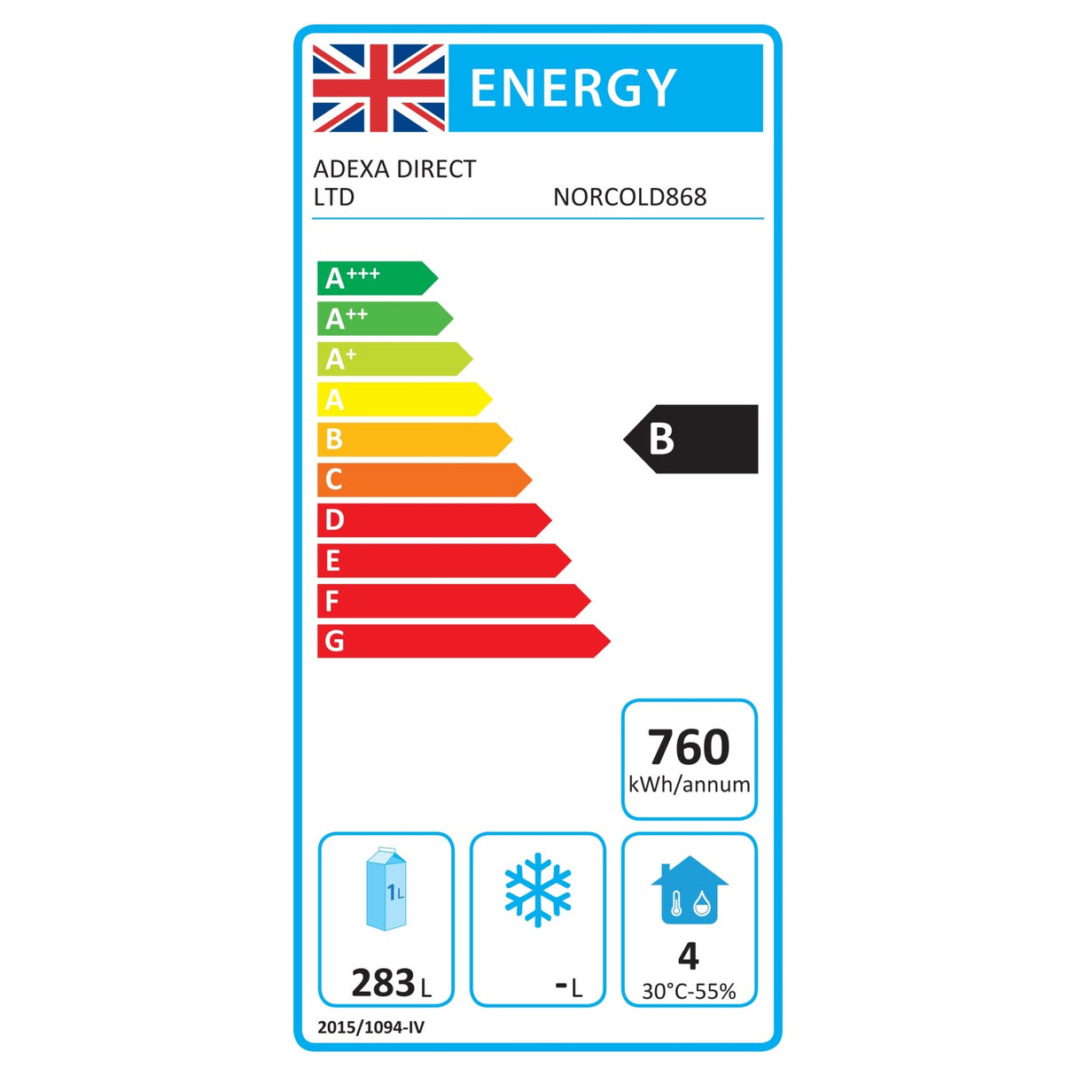 457 Ltr 3 Door Stainless Steel Refrigerated Prep Counter With Granite Top | Norcold868