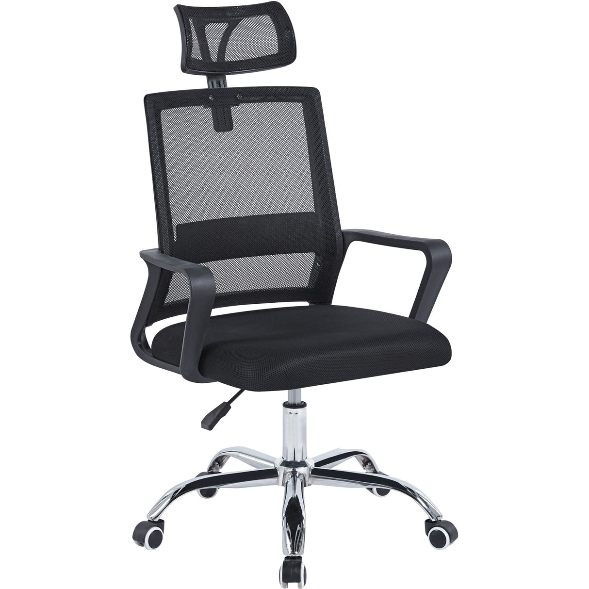 Mesh Office Chair with Headrest Black |  OC203