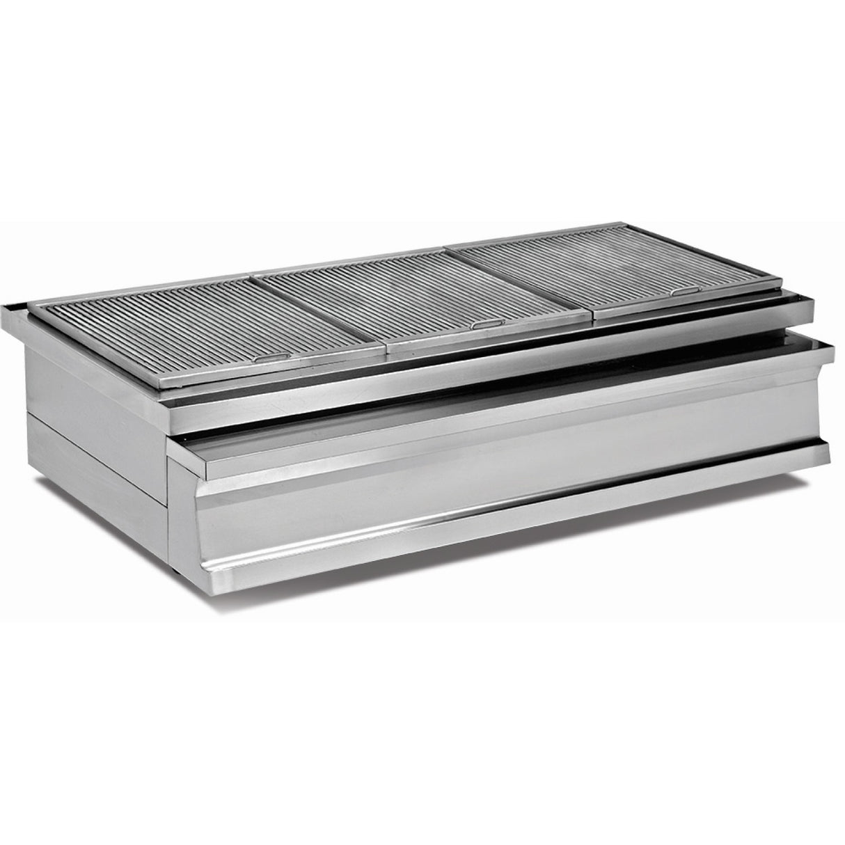 Professional Stainless Steel Charcoal Grill With Firebrick &Amp; Ash Drawer 1200x730x290mm |  Ock020 K