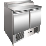 Refrigerated Prep Table 2 Doors Sandwich Top 5x Gn1/6 |  Thps200