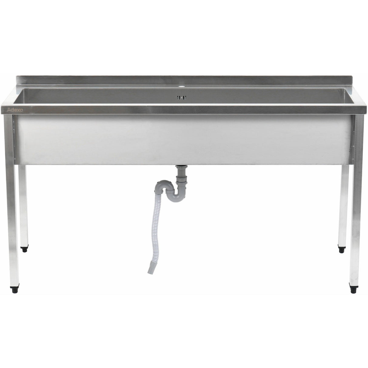 Commercial Pot Wash Sink Stainless Steel 1 Bowl Splashback 1800x600x900mm Square Legs |  Psa18060