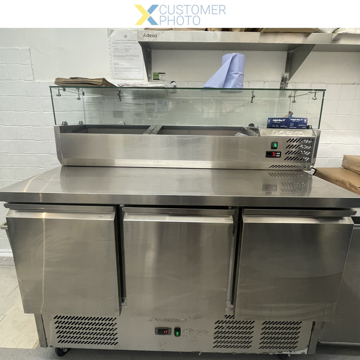 Refrigerated Servery Prep Top 1400mm 6x Gn1/4 Depth 330mm |  Pt14