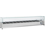 Refrigerated Servery Prep Top 2000mm 10x Gn1/4 Depth 330mm |  Thv2000/330