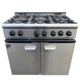 Parry 6 Burner Natural Gas Range Oven - (P6BO) - Refurbished