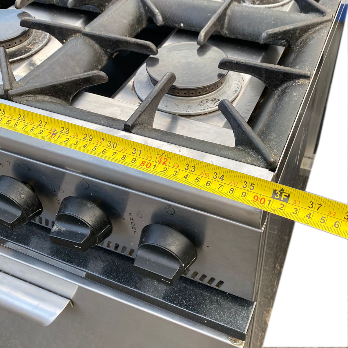 Parry 6 Burner Natural Gas Range Oven - (P6BO) - Refurbished