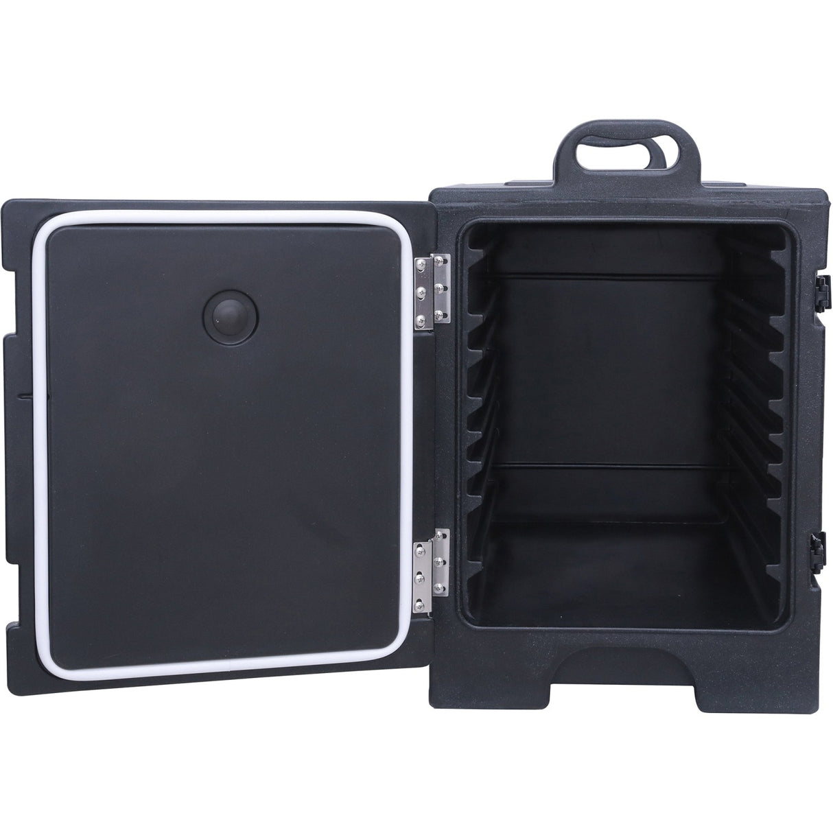 Commercial Front Loaded Insulated Food Pan Carrier With Wheels 432x625x743mm | Qy004