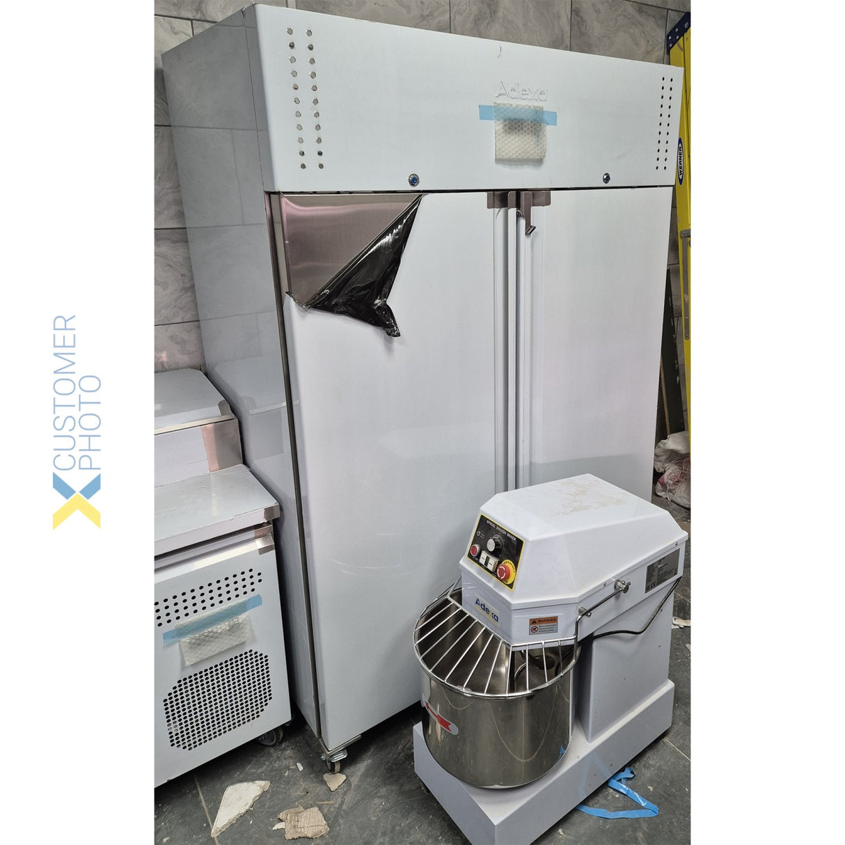 1200lt Professional Refrigerator Stainless Steel Upright Cabinet Twin Door Gn2/1 Ventilated Cooling | R1200 V