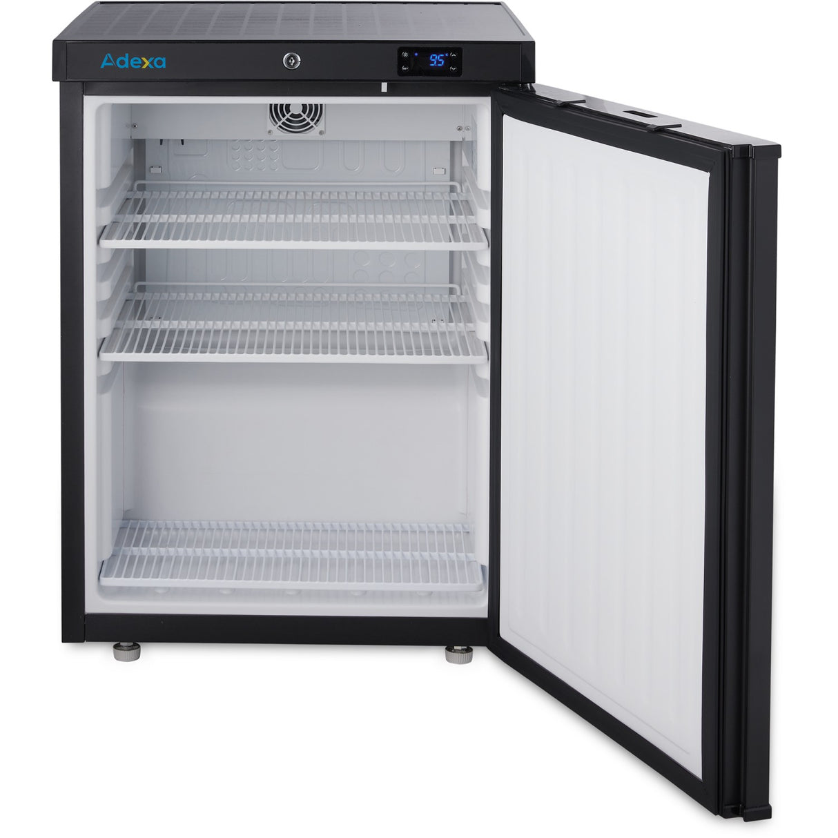 200lt Commercial Refrigerator Undercounter Single Door Black |  Dwr200 B