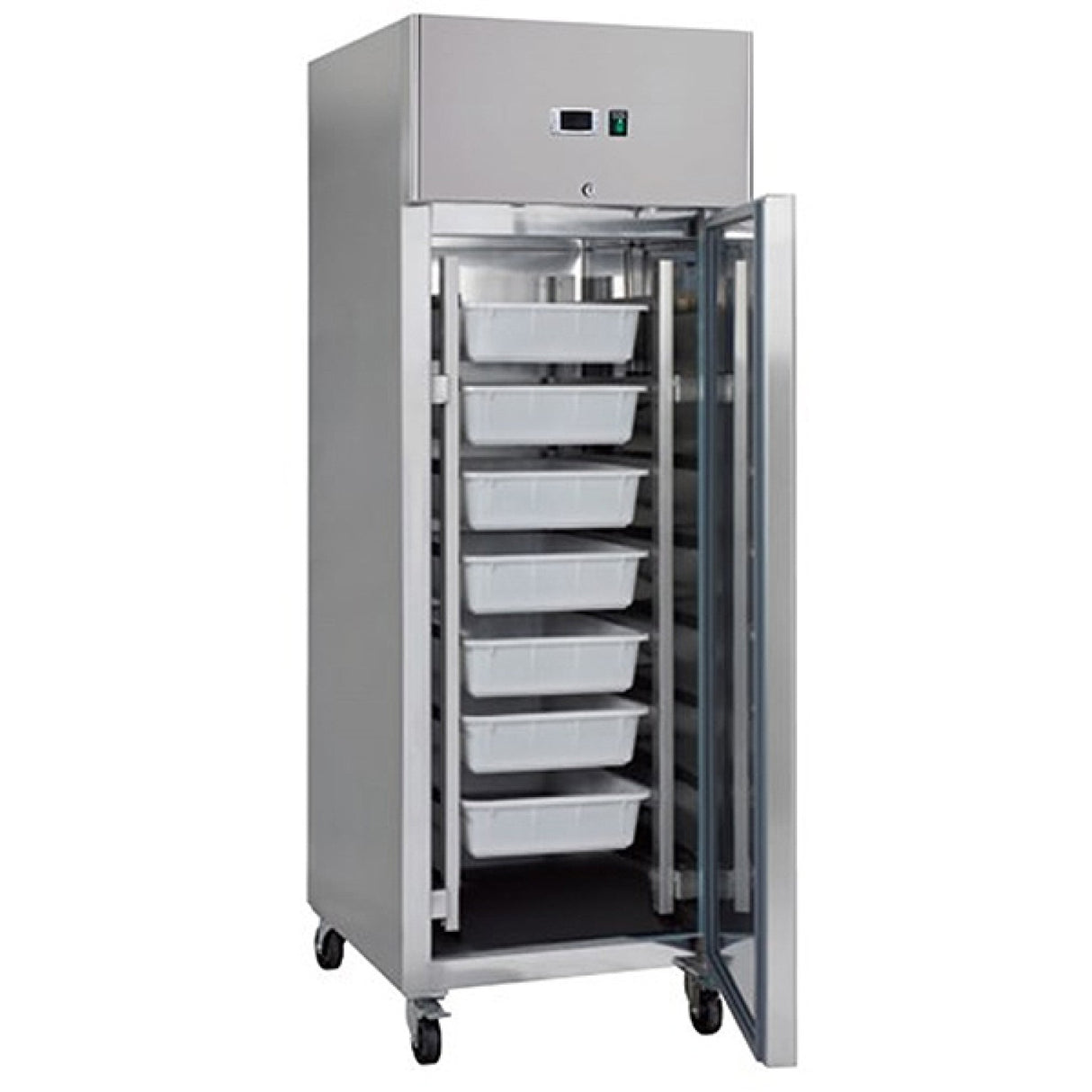 600lt Commercial Fish Fridge Stainless Steel Upright Cabinet Single Door Ventilated Cooling |  R600 Fish