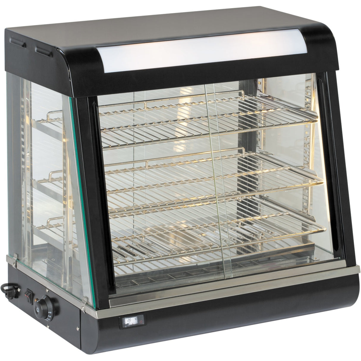 Commercial Heated Showcase Food Warmer 110 Litres Countertop |  Fm26