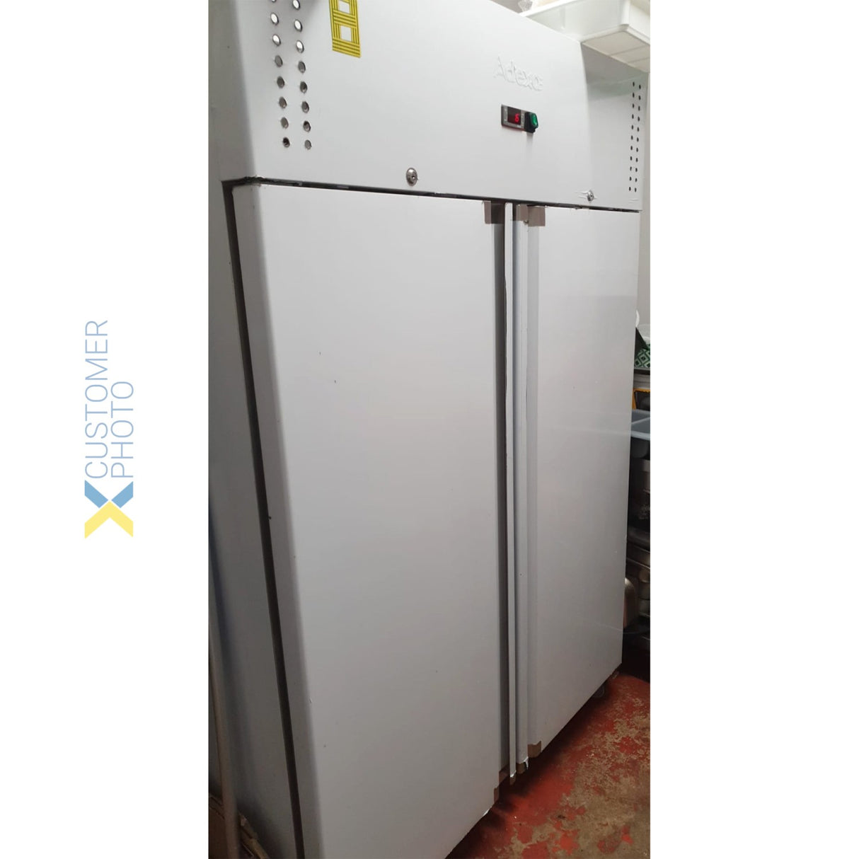 800lt Commercial Refrigerator Stainless Steel Upright Cabinet Twin Door Gn2/1 Fan Assisted Cooling |  R800 S