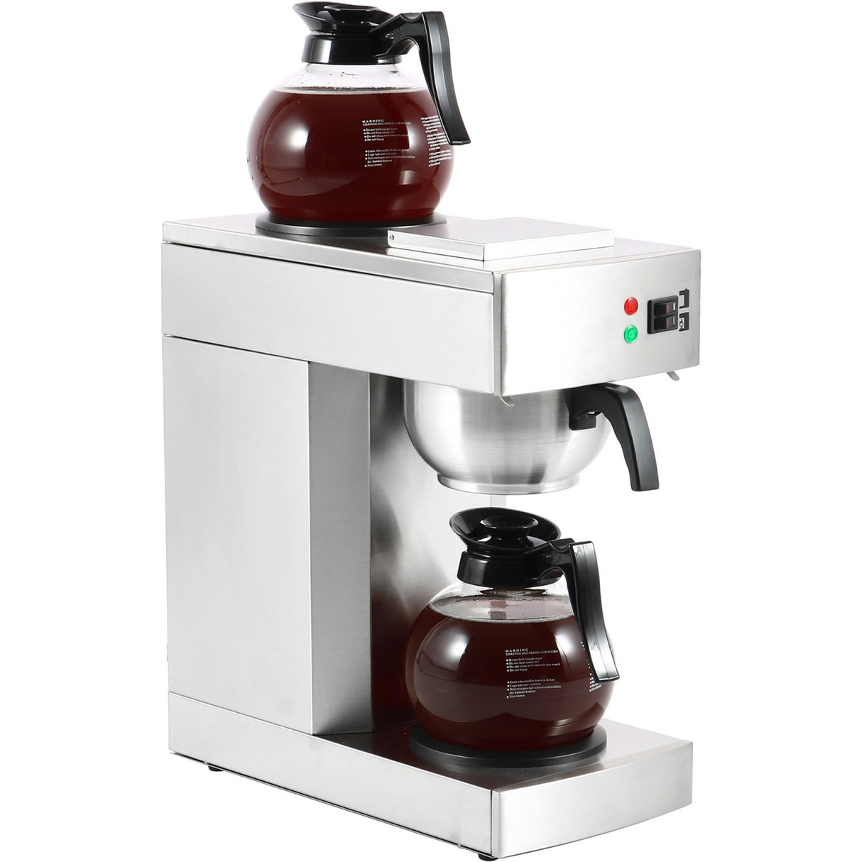 Commercial Filter Coffee Maker Manual Fill 2 Glass Jugs 2 Hotplates |  Rb386