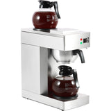 Commercial Filter Coffee Maker Manual Fill 2 Glass Jugs 2 Hotplates |  Rb386