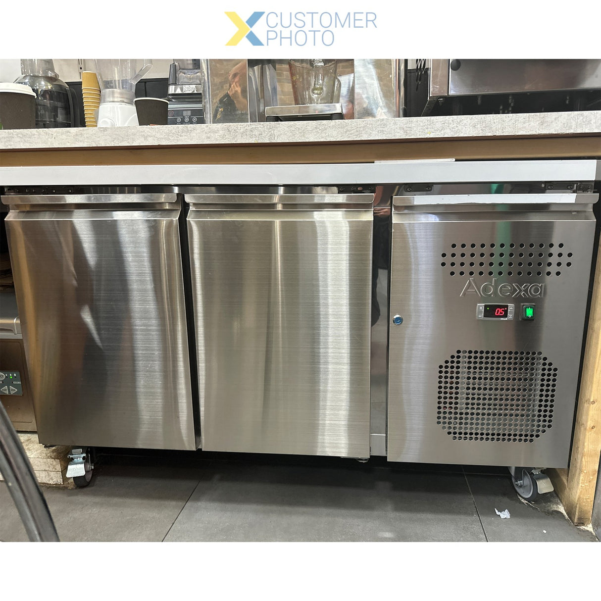 Commercial Refrigerated Counter 2 Doors Depth 700mm |  Rg21 V