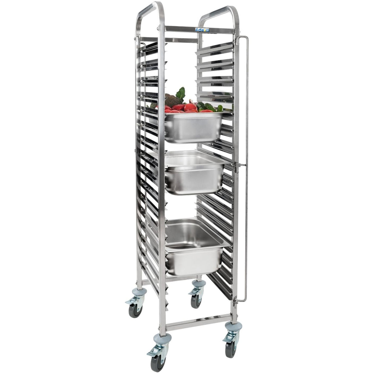 Rack/Tray/Pan Trolley Stainless steel Gastronorm GN1/1 15 tier |  RT1115