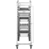 Rack/Tray/Pan Trolley Stainless Steel Gastronorm 2 In 1 For Gn1/1 And 60x40 Pans 15 Tier | Rt2 N115