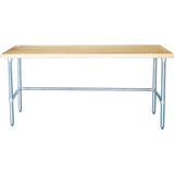 Bakery Work Table Wood Top 1500x600x900mm | Rwtg600 X1500