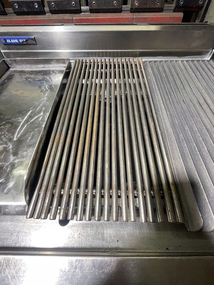 Raund Bar Grill Top for Blue Seal Grill Stainless Steel Made in UK