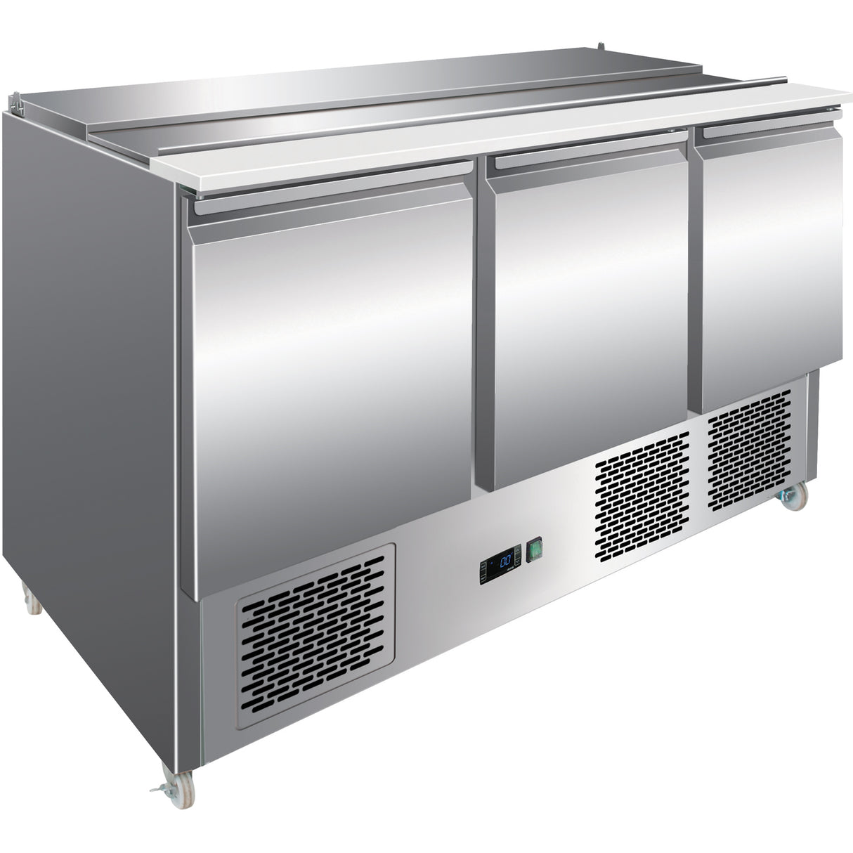 Saladette Open Top 3 Doors |  Sdt3