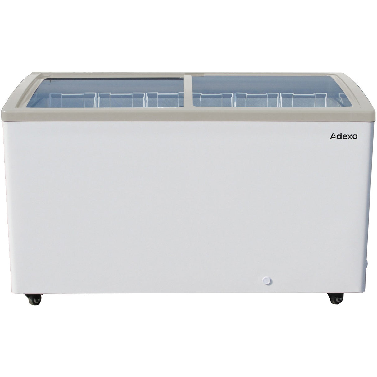 Commercial Display Chest Freezer Curved Sliding Glass Lid 453 Litres |  Sd551 S