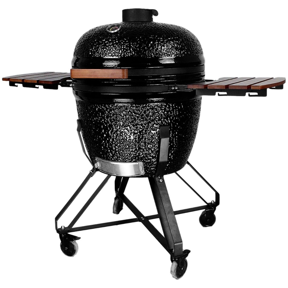 26&Quot; Ceramic Kamado Bbq Grill Egg Xl Black |  Se26