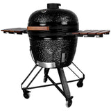 26&Quot; Ceramic Kamado Bbq Grill Egg Xl Black |  Se26