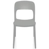 Bistro Dining Chair Plastic Grey Indoors &Amp; Outdoors |  Ww053 Grey