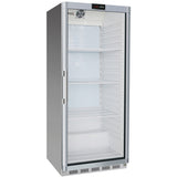 620lt Commercial Freezer Stainless Steel Upright Cabinet Single Glass Door |  Sf600 G