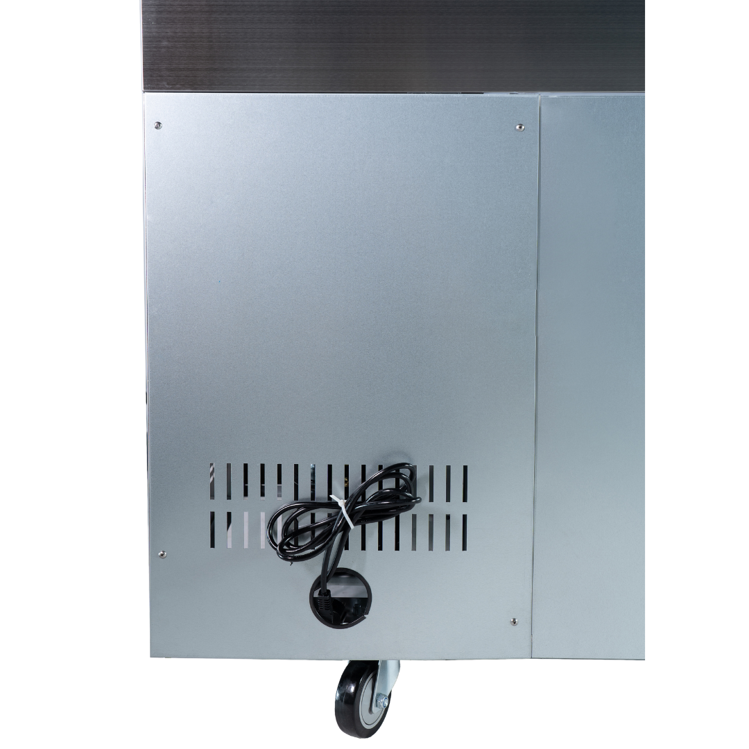 221050 - 2 Door Refrigerated Sandwich Counter with Granite worktop - 435L