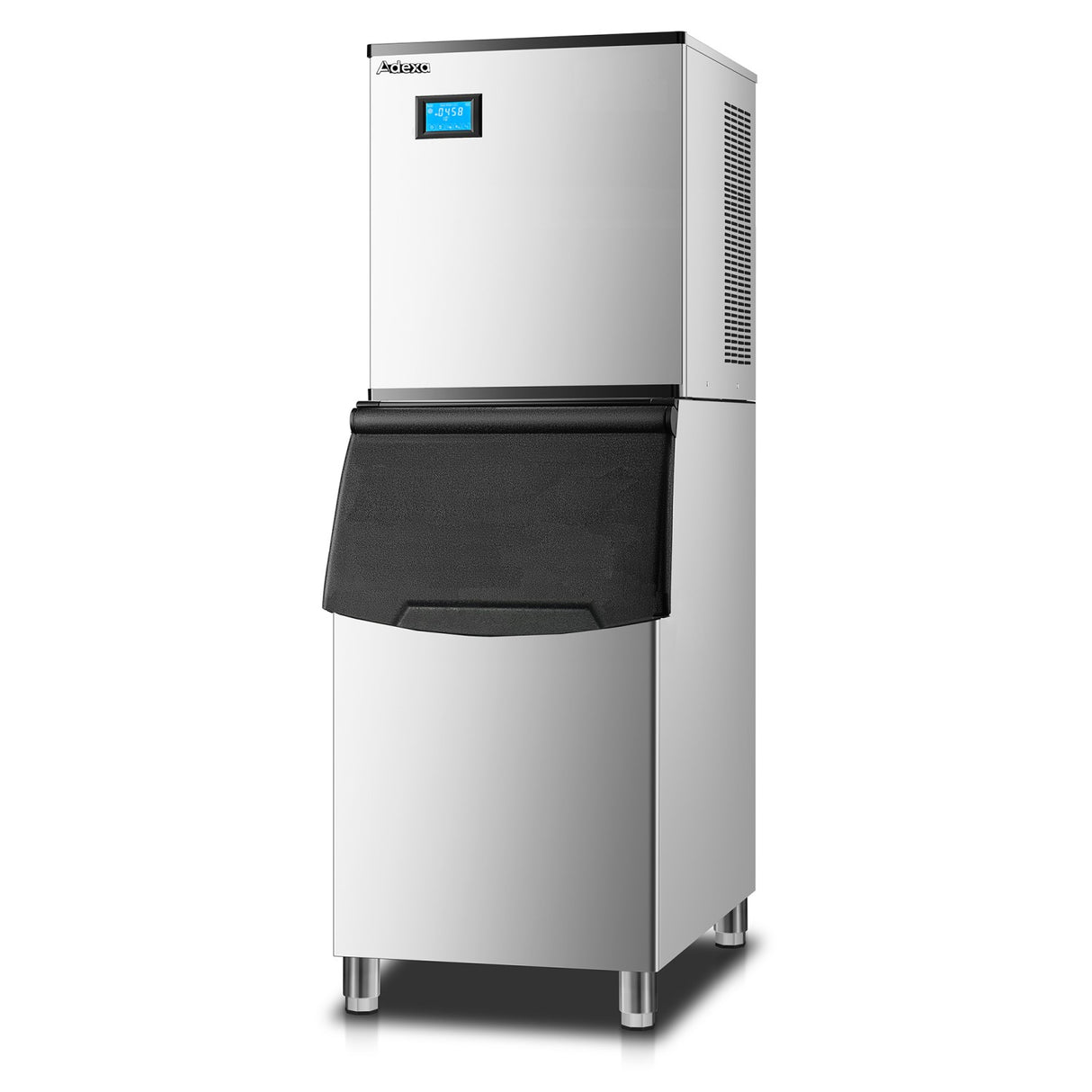 Commercial Freestanding Ice Cube Maker 225kg/24h With 90kg Storage Bin 585x680x1560mm | Skfm500 F
