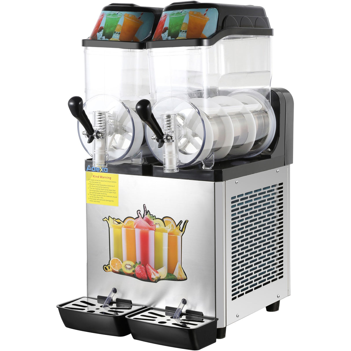 Commercial Double Tank Slush Machine 2 X 12 Litres 400x550x790mm | Sm122