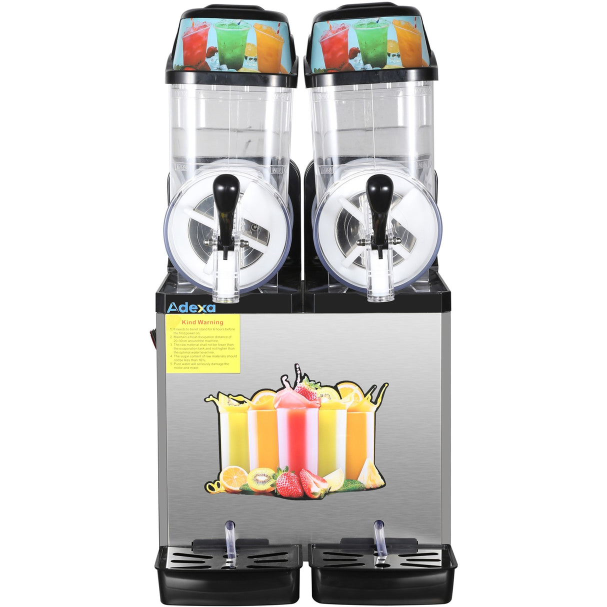 Commercial Double Tank Slush Machine 2 X 12 Litres 400x550x790mm | Sm122