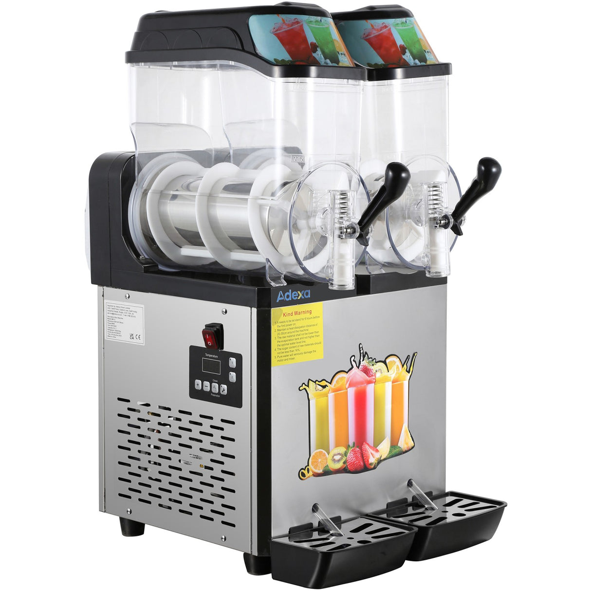 Commercial Double Tank Slush Machine 2 X 12 Litres 400x550x790mm | Sm122
