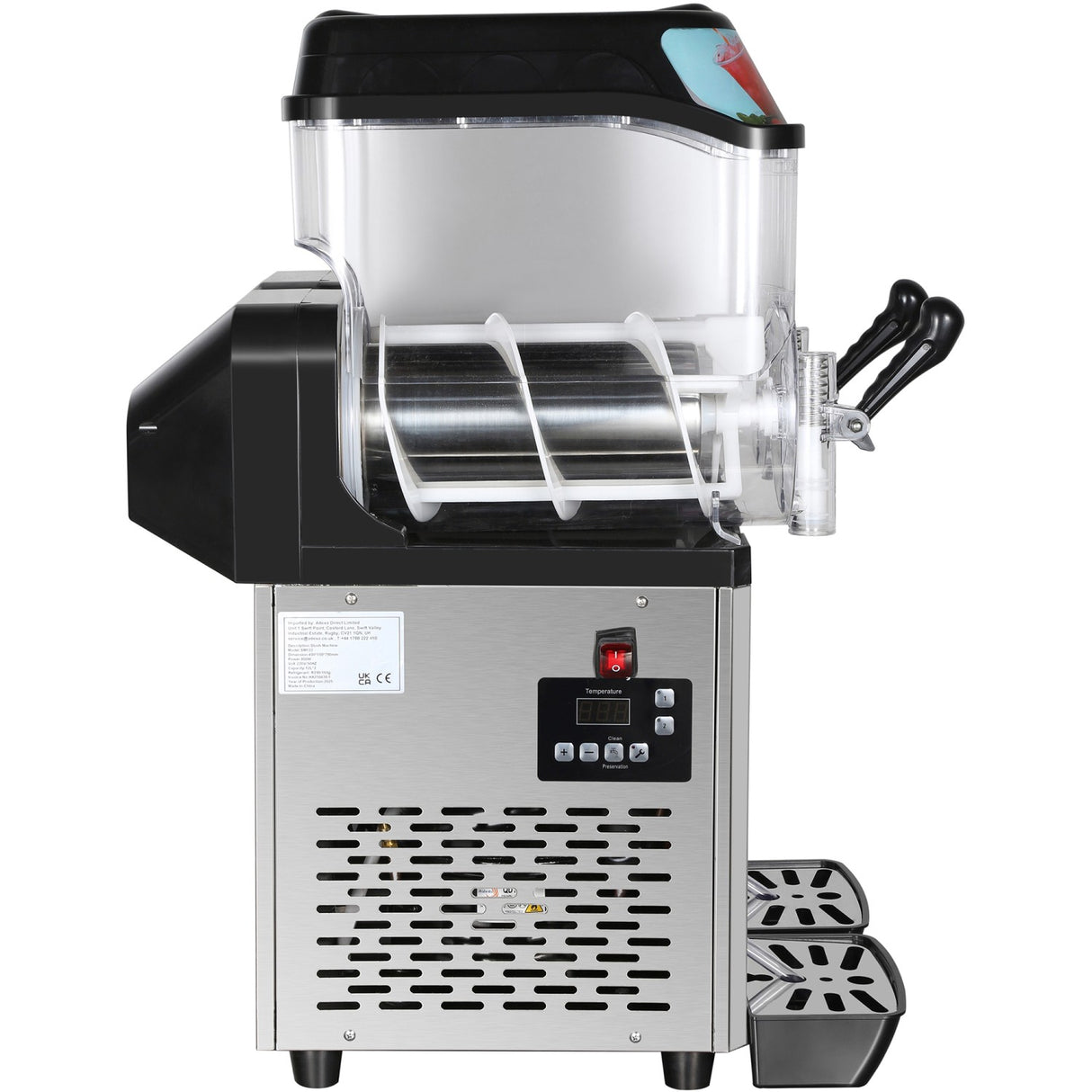 Commercial Double Tank Slush Machine 2 X 12 Litres 400x550x790mm | Sm122
