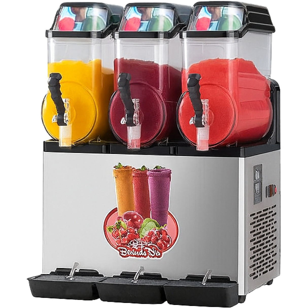 Commercial Triple Tank Slush Machine 3 X 12 Litres 580x600x840mm | Sm312