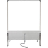 Commercial Stainless Steel Mop Sink With High Rack &Amp; 2 In 1 Mop Holder 1200x600x550mm | Smsjyhr12060