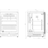 Professional Meat Dry Ageing Maturing Refrigerator 125 Litres |  Sn125