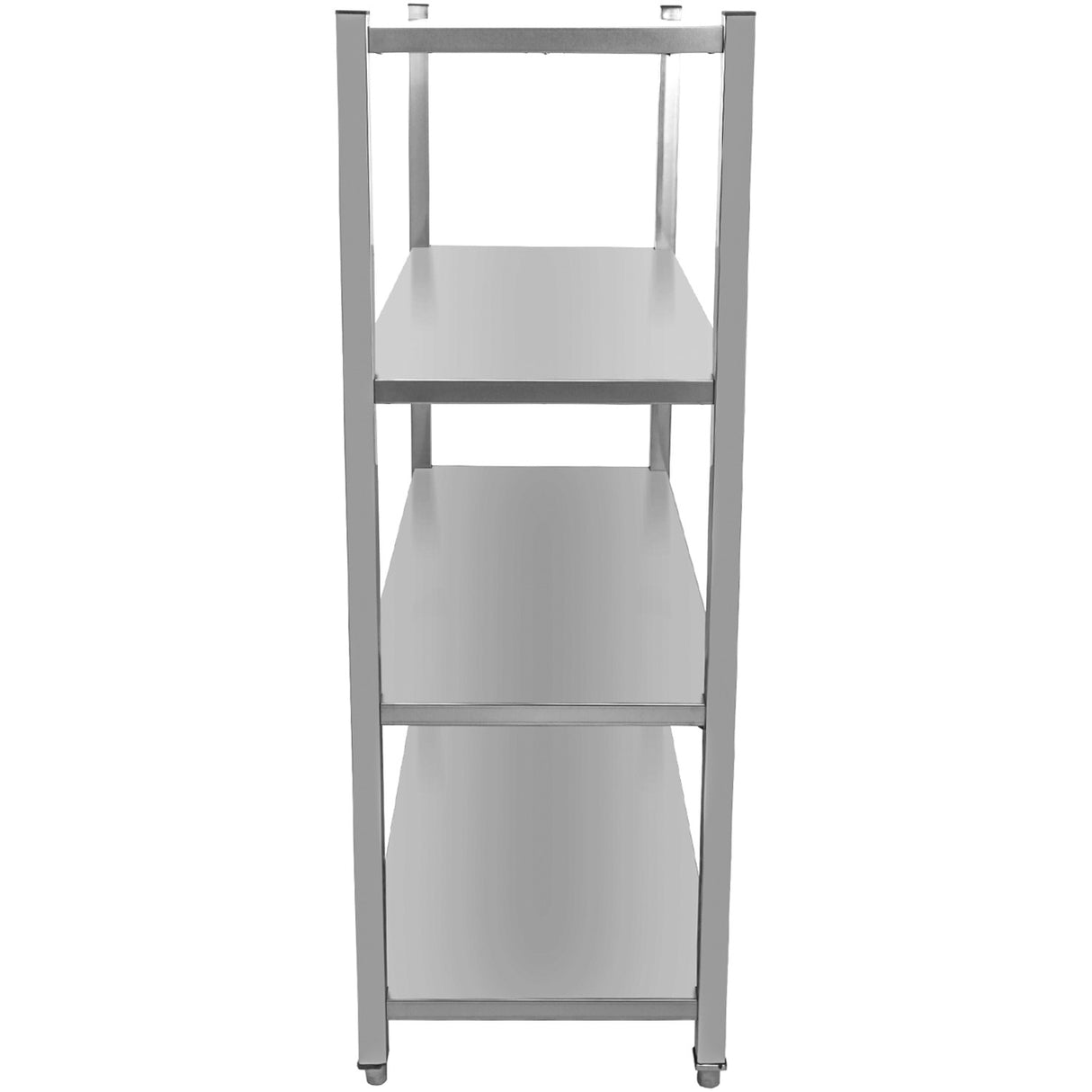 Commercial Shelving Unit 4 Tier Stainless Steel 1000x500x1500mm |  Ssb10050