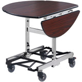 Foldable Hotel Serving Table Redwood Finish 1080×910×760mm | St01