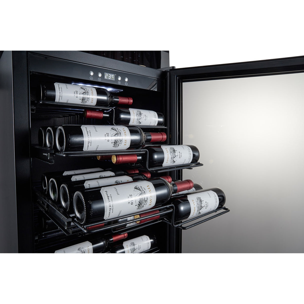 Commercial Wine Cooler Single Zone Z Shelf 153 Bottles |  Sw192