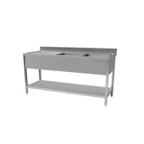 231007 - Stainless Steel Sink 1600x600mm (WxD) Left Hand Drain